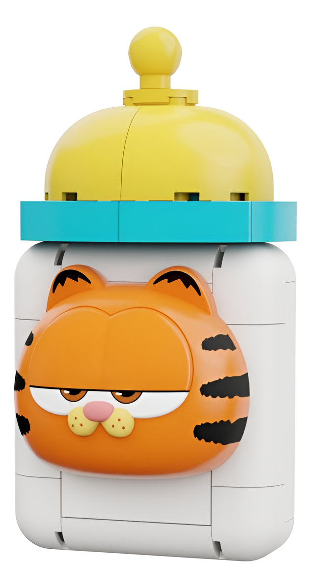 Set Construcción Garfield Biberón Imán Refrigerador Pantasy