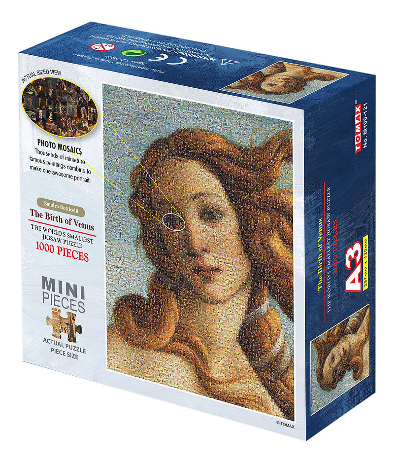 The Birth Of Venus Mini Rompecabezas 1000 Pzas Tomax