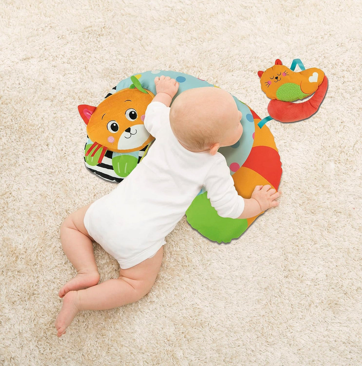 Baby Clementoni Almohada Kitty Tummy Time Recién Nacido