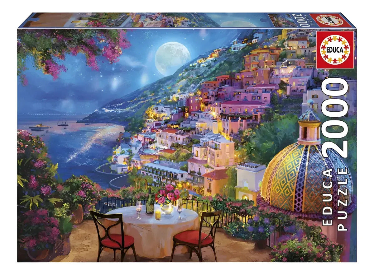 Rompecabezas Puzzle Cita Nocturna En Positan 2000 Pcs Educa