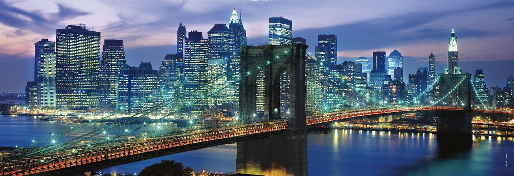 Brooklyn Bridge New York Panorama Rompecabezas 1000 Clementoni