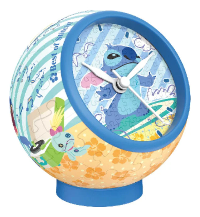 Rompecabezas 3d Plastico Disney Reloj Stitch & Surf 145 Pz