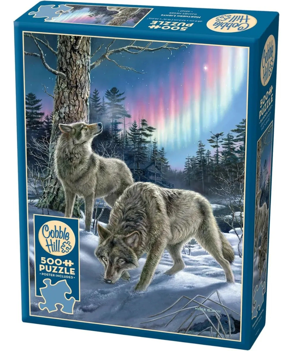 Cobble Hill - Rompecabezas 500 Piezas Auroras Boreales