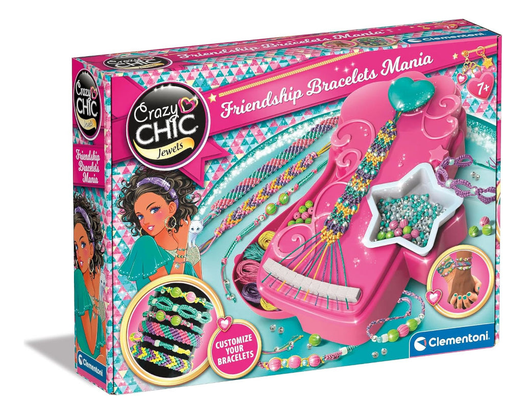 Kit De Brazaletes Friendship Bracelets Clementoni Crazy Chic