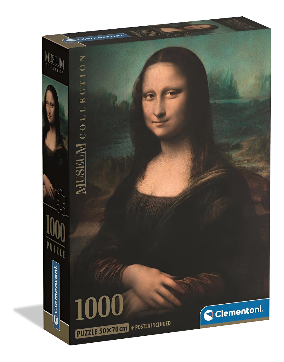 Rompecabezas Monalisa Da Vinci Compact  Clementoni 1000 Pzs