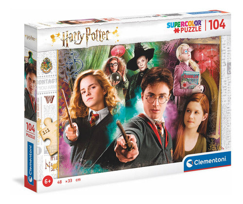 Rompecabezas Aliados De Harry Potter 104 Pz Clementoni Italia Gryffindor Hermione Granger Luna Lovegood Hogwarts