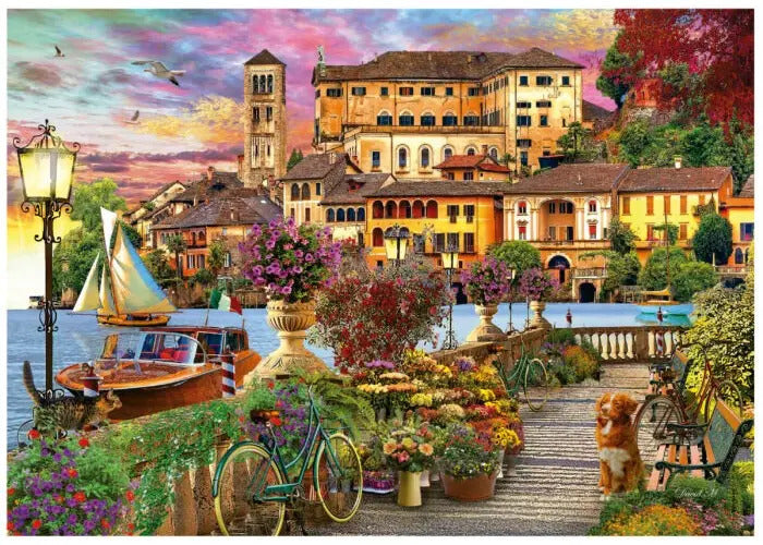 Puzzle Rompecabezas X1500 Piezas Paseo Italiano Educa Tun
