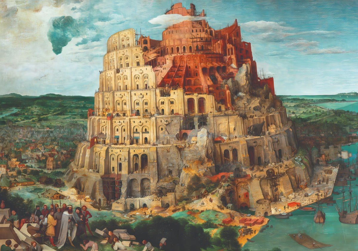 Rompecabezas Torre De Babel Arte Bruegel 1500 Pz Clementoni