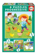 Rompecabezas Educa Borras 43 Piezas Animales Granja Infantil Cartón 16cm