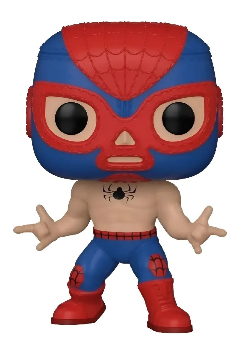 Kit  7 Figuras Funko Pop Marvel Lucha Libre Chimichanga , Aracno, Invicto, Estrella Cósmica, Furioso, Venoide, Animal