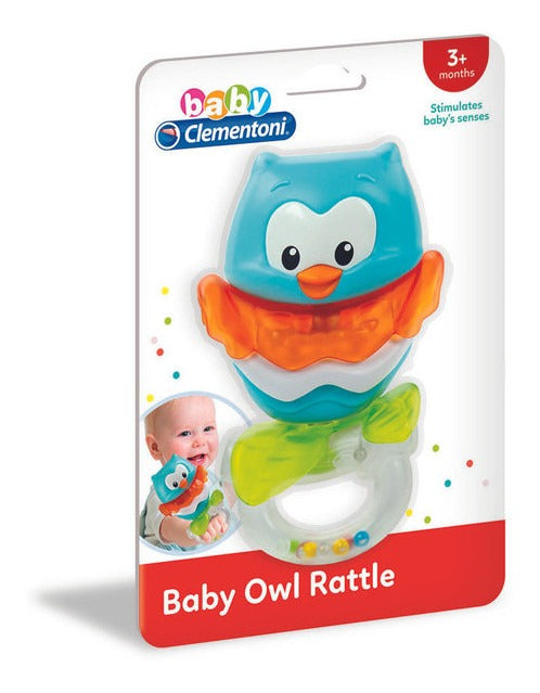 Baby Clementoni Traqueteo Del Buho Multicolor