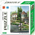 Rompecabezas Hao Xiang 1000 Piezas Villas Paisaje Cartón Vertical