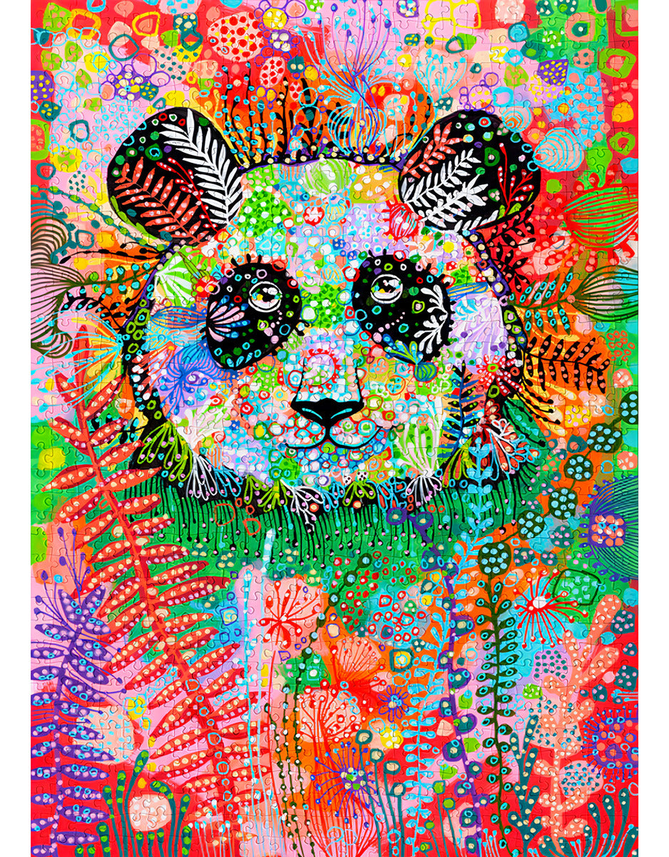 Rompecabezas Enjoy 1000 Piezas Panda Enigmático