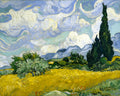 Rompecabezas Van Gogh Campos De Trigo Con Cipreses Ricordi