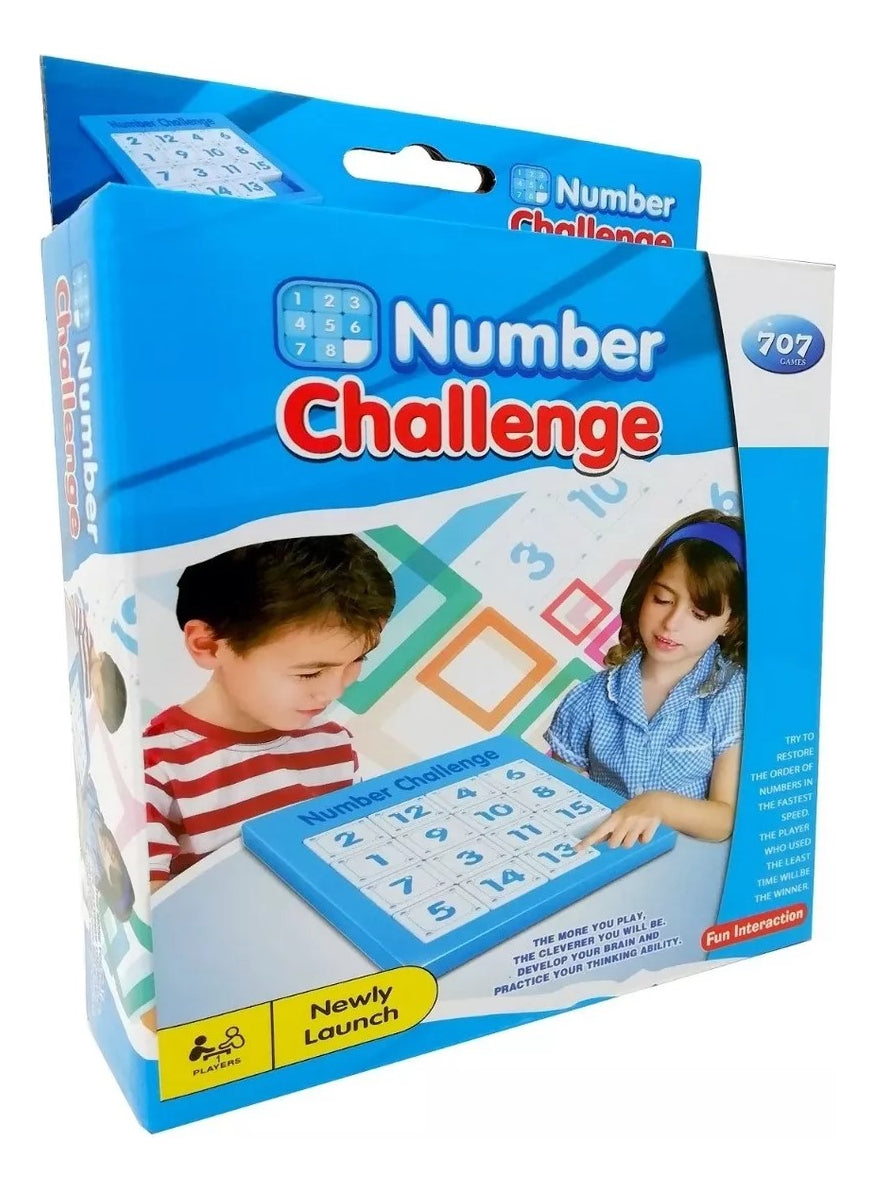 Number Challenge Juego De Mesa Reta Números