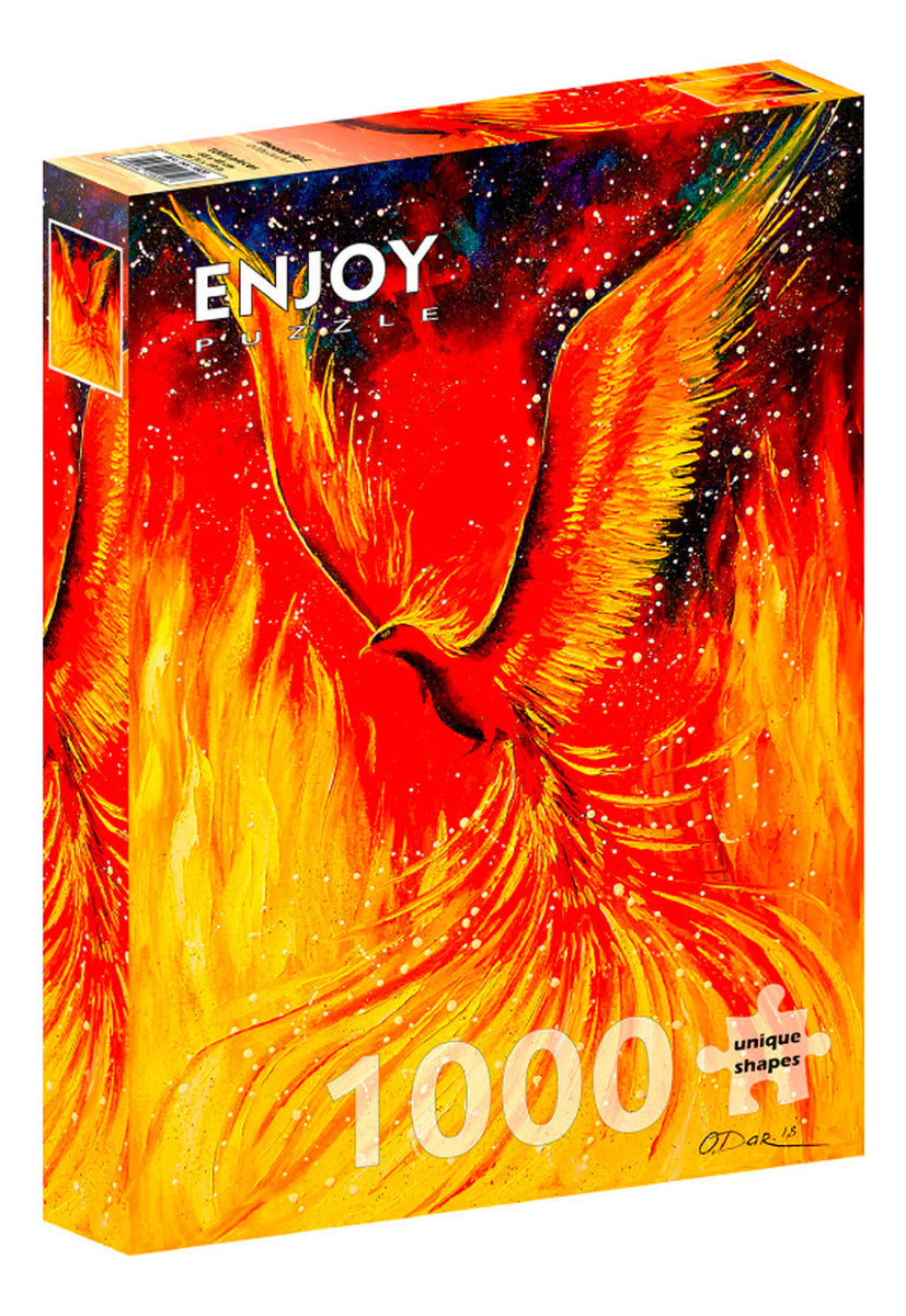 Rompecabezas Ave Fénix Olha Darchuk 1000 Piezas Enjoy Puzzle