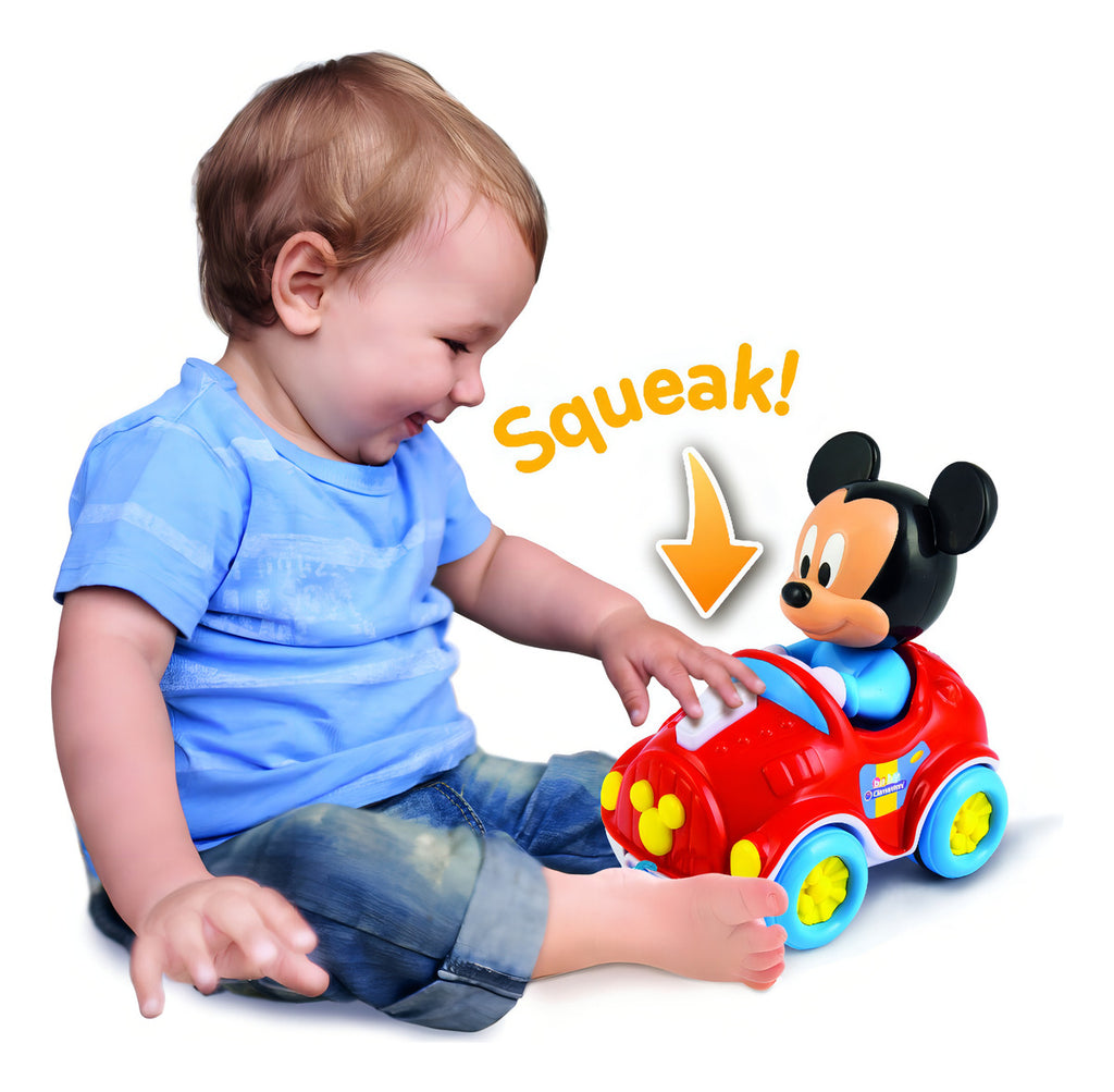 Baby Mickey Pasea Conmigo Coche Pull Along Disney Clementoni