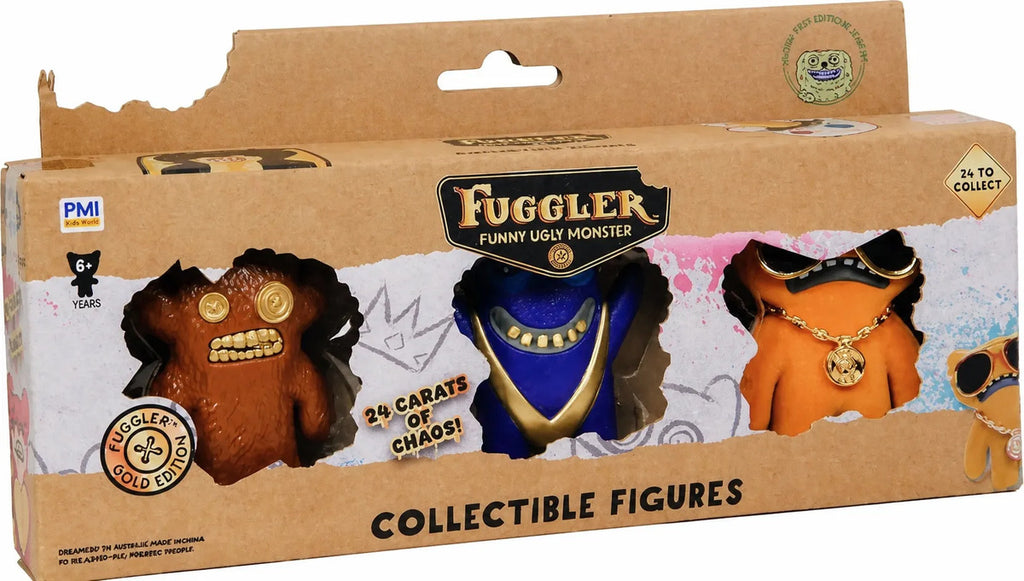 Fuggler Gold Edition 3-pack Figuras Colección  Grump Grumps