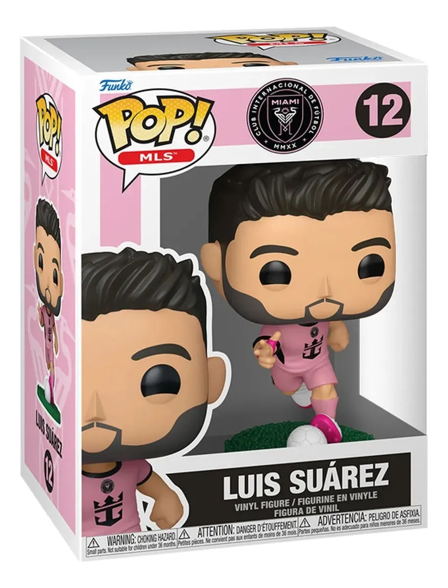 Funko Pop: Inter Miami - Luis Suarez Uniforme Rosa