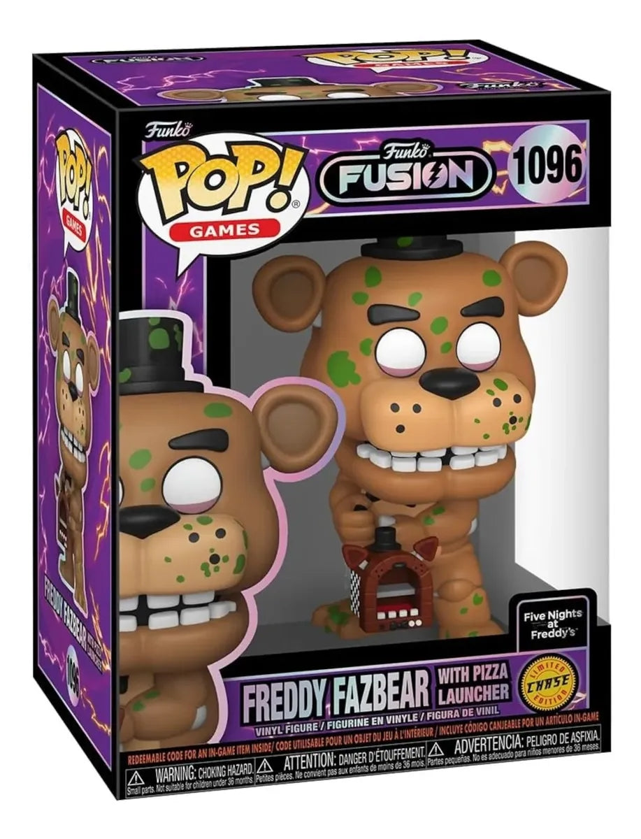 Funko Pop Games Fusion Freddy Fazbear Pizza Launcher Chase