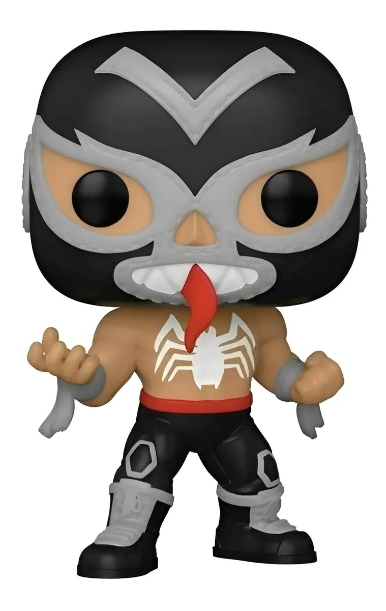 Kit  7 Figuras Funko Pop Marvel Lucha Libre Chimichanga , Aracno, Invicto, Estrella Cósmica, Furioso, Venoide, Animal