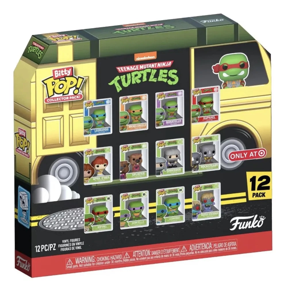 Funko Set Funko Bitty POP! Teenage Mutant Ninja Turtles Tortugas Ninja