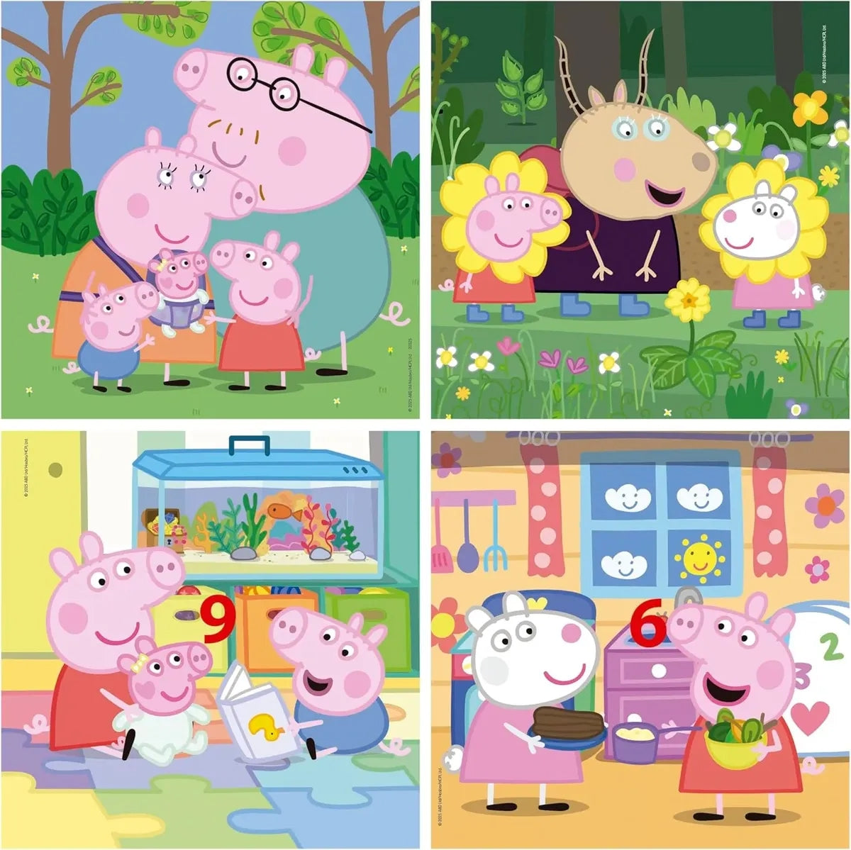 Rompecabezas Progresivos Peppa Pig 6+9+12+16 Pzs Educa