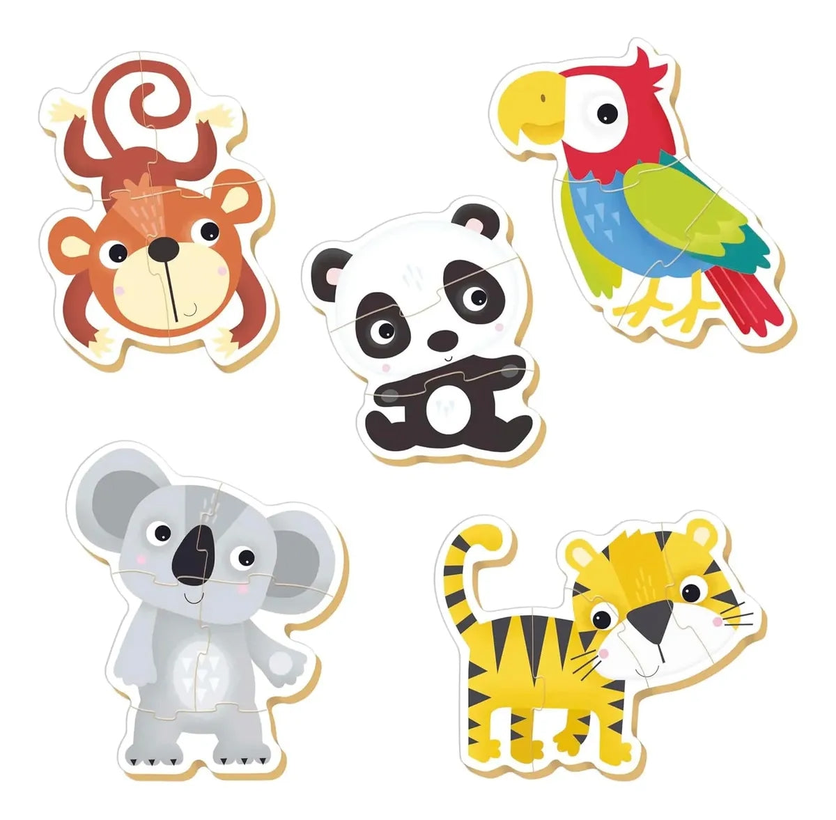 Rompecabezas Progresivo Baby Puzzle Fauna Salvaje Educa 19pz