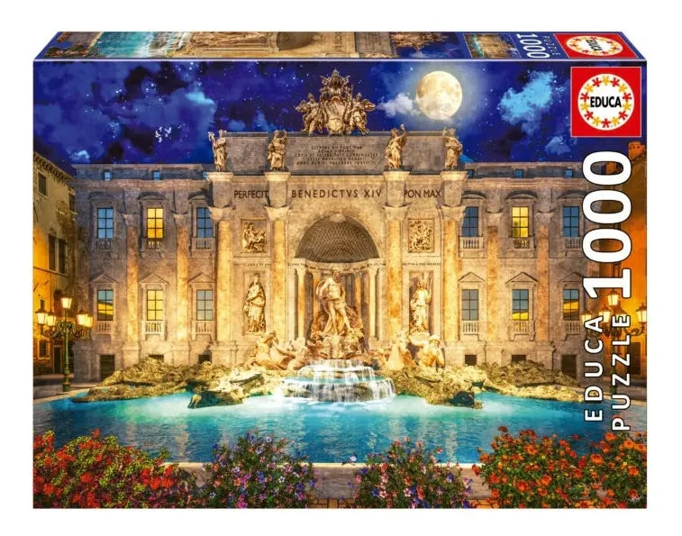 Rompecabezas Fontana Di Trevi Roma 1000 Pzs Educa