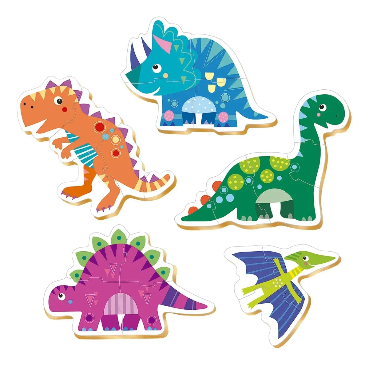 Rompecabezas Progresivo Baby Puzzles Dinosaurios 21 Pz Educa