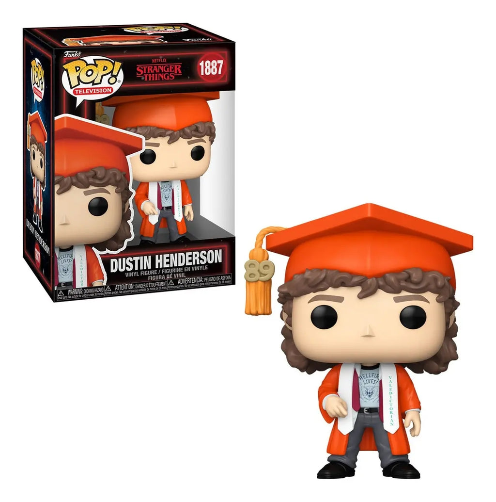 Funko Pop Tv: Stranger Things - Dustin Graduacion