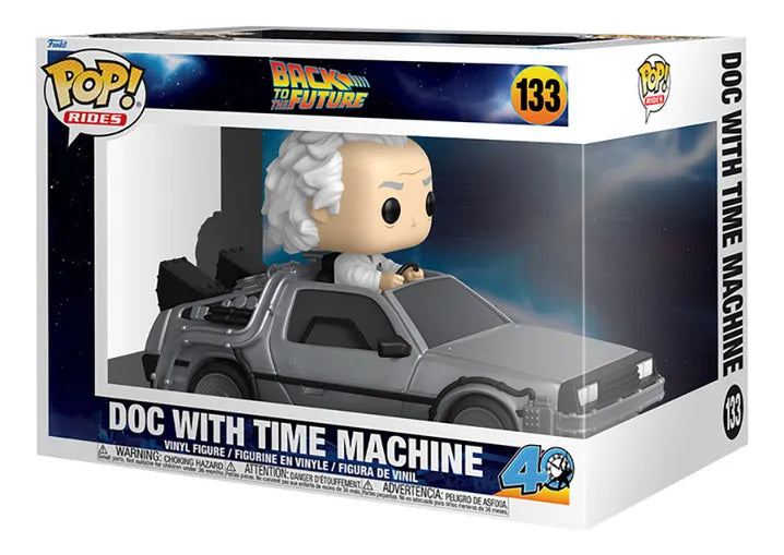 FUNKO POP Deluxe! Rides Back to the future Doc Brown