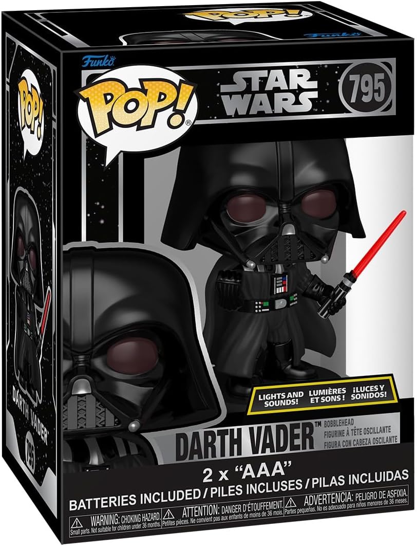Funko Funko Pop! Star Wars Darth Vader con luz y sonido