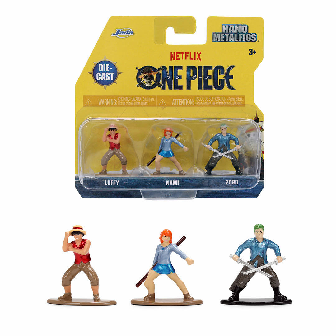 Set figuras acción One Piece Jada Toys
